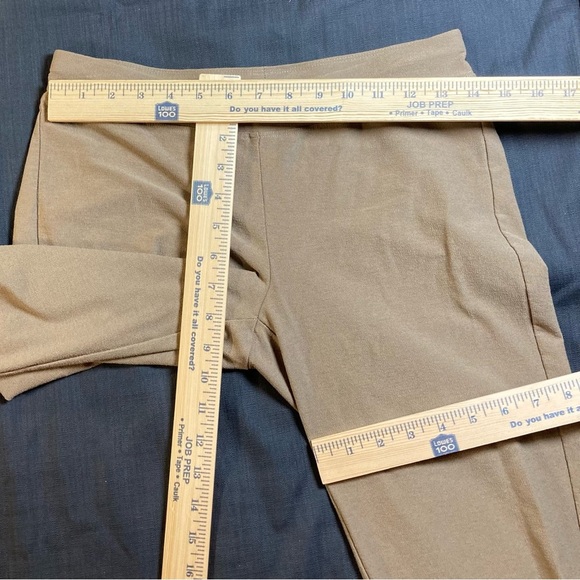 Eileen Fisher Women's Washable Crepe Pants in Tan - Picture 2 of 12